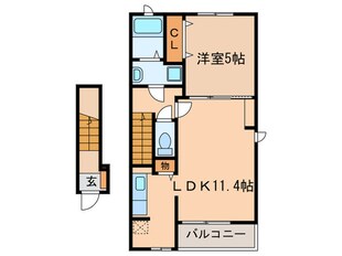 江雅の物件間取画像